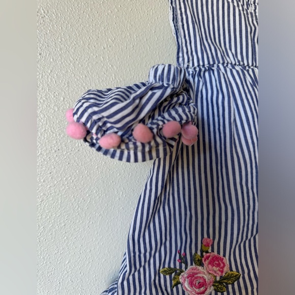 Little Lass Striped Top - Cold Shoulder 4T - Picture 3 of 8